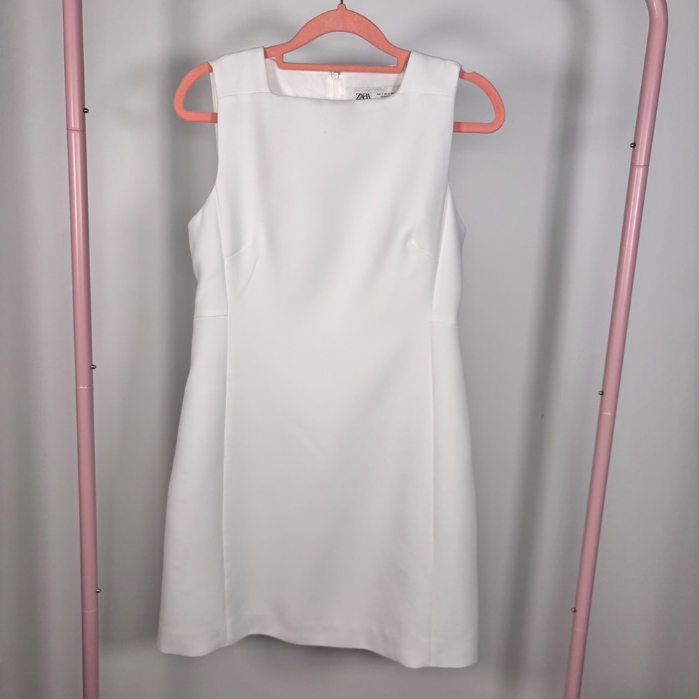 Zara White Mini Dress